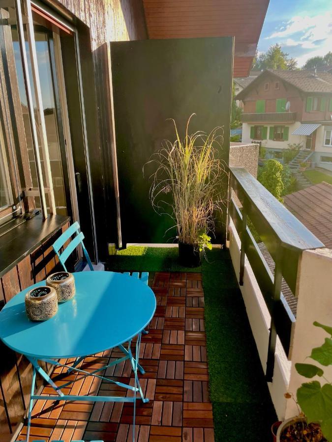 Studio Bahnhof Spiez Apartment Exterior photo
